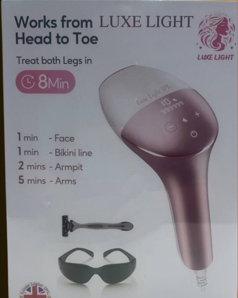 Luxe Light IPL جهاز الليزر لانهاء نمو الشعر لوكس لايت